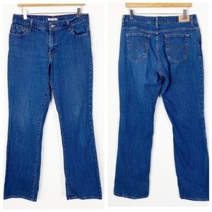 LEVI’S 550 Relaxed Bootcut Mid-Hi Rise Jeans 12 long Darker Wash Western Y2K